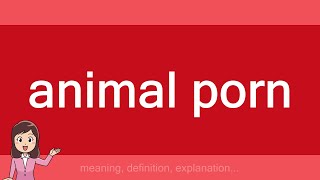 animal porn