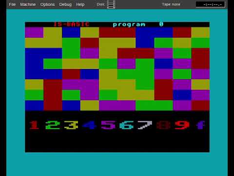 Flooder 1.1 - BASIC10Liner 10 line game for ELAN Enterprise 128 or 64 from FeCO, 2023