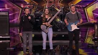 We Three: Sibling Band Perform Touching Original Called &quot;Lifeline&quot; - America&#39;s Got Talent 2018