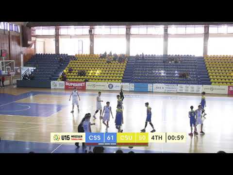 Turneul Final CN U15M: CSS Targu Jiu - CSU Sibiu
