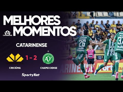 Gols e lances de Chapecoense x Criciúma