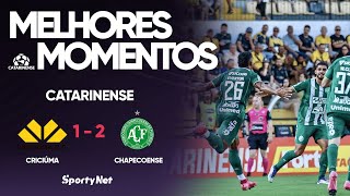 TIGRE DIMINUI, MAS CHAPE VENCE FORA! Criciúma 1 x 2 Chapecoense - Melhores Momentos - Catarinense