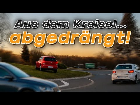 Roundabout drama, wrong-way driver, and €20,000 in damage after rear-end collision! | #GERMAN #DA...