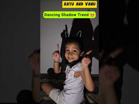 Mini Vlog 547 - Tried VIRAL Shadow Dancing TREND 🕺💃🤩  #aayuandvanu #shorts #youtubeshorts #trending