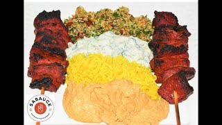 How To Make Beef Kabobs - Easy Grilled Beef Skewers - Weber Kettle Grill