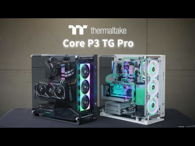 Thermaltake Core P3 TG Pro Snow Vidro Temperado USB 3.0 video