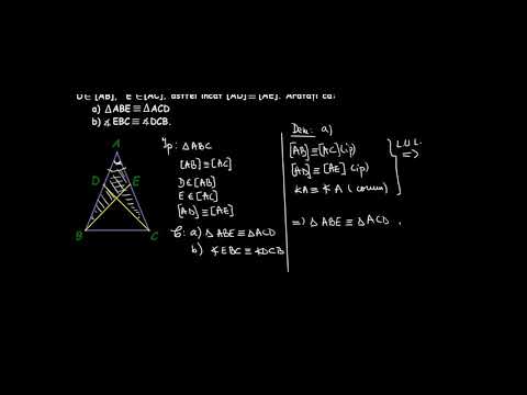 Metoda triunghiurilor congruente | Lectii-Virtuale.ro