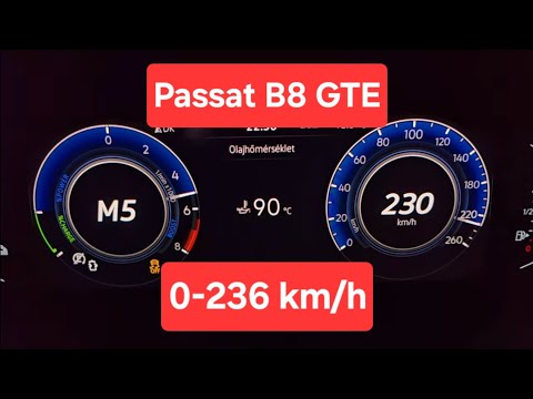 2020 Chip TUNED Volkswagen Passat GTE Variant Acceleration - 0-236 km/h