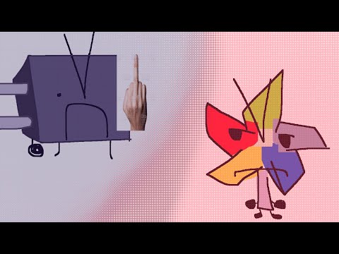 Charger block and Michael having an argument (Love of the S*n animation)