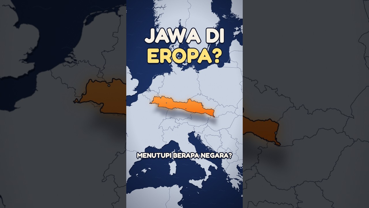 Kalau Pulau Jawa Dipindah ke Eropa, Menutupi Berapa Negara?