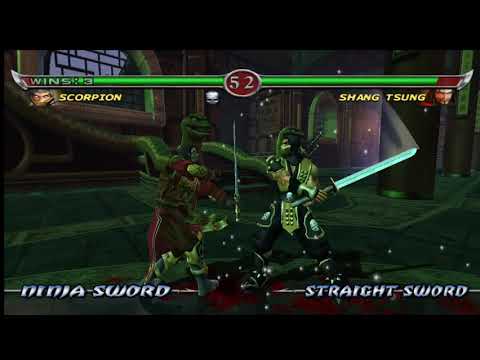 Mortal Kombat Deadly alliance Scorpion vs Shang Tsung