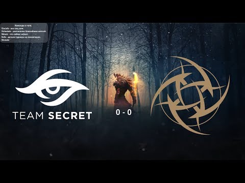 [Live!] Team Secret vs. Ninjas in Pyjamas - BO3 ESL One Los Angeles 2020 - Online: Europe & CIS