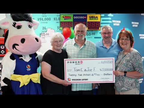 Friends split lottery winnings