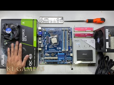 Satisfying Gaming PC Build intel Core i7 3770 GIGABYTE Z77M-D3H GTX1650 DUAL MasterBox Q300L