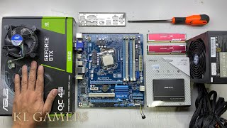 Video thumbnail for Satisfying Gaming PC Build intel Core i7 3770 GIGABYTE Z77M-D3H GTX1650 DUAL MasterBox Q300L by KL Gamers