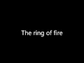 Johnny Cash - Ring of Fire (Lyrics) 