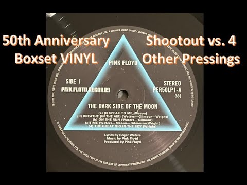 Pink Floyd Dark Side Of The Moon 50th Anniversary Vinyl Shootout vs. EMI Pro-Use, MOFI, US OG & 2016