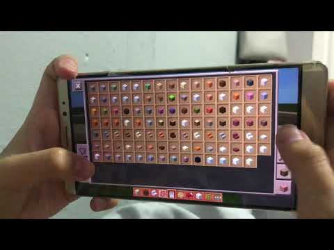 Playing Minecraft on Huawei mobile