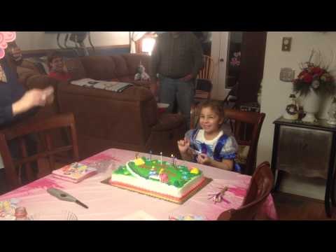 Alysse fifth birthday party