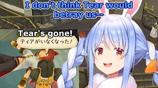 Pekora doesn't think Tear will betray her-- and then... (Tales of the Abyss)  [Hololive/clip]