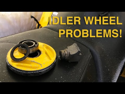 Part of a video titled Are my Sled's Idler Wheels Shot? (How I Inspect and ... - YouTube