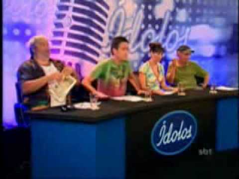 o cara mais retardado do ídolos!