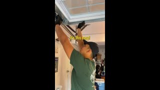 How to Change Garage Door Rollers! #Shorts