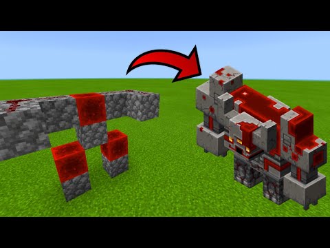 How To Spawn A Redstone Golem In Minecraft!