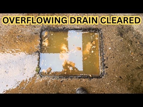 Blocked Drain Causing Ice Hazard - Epic Clearance in Action