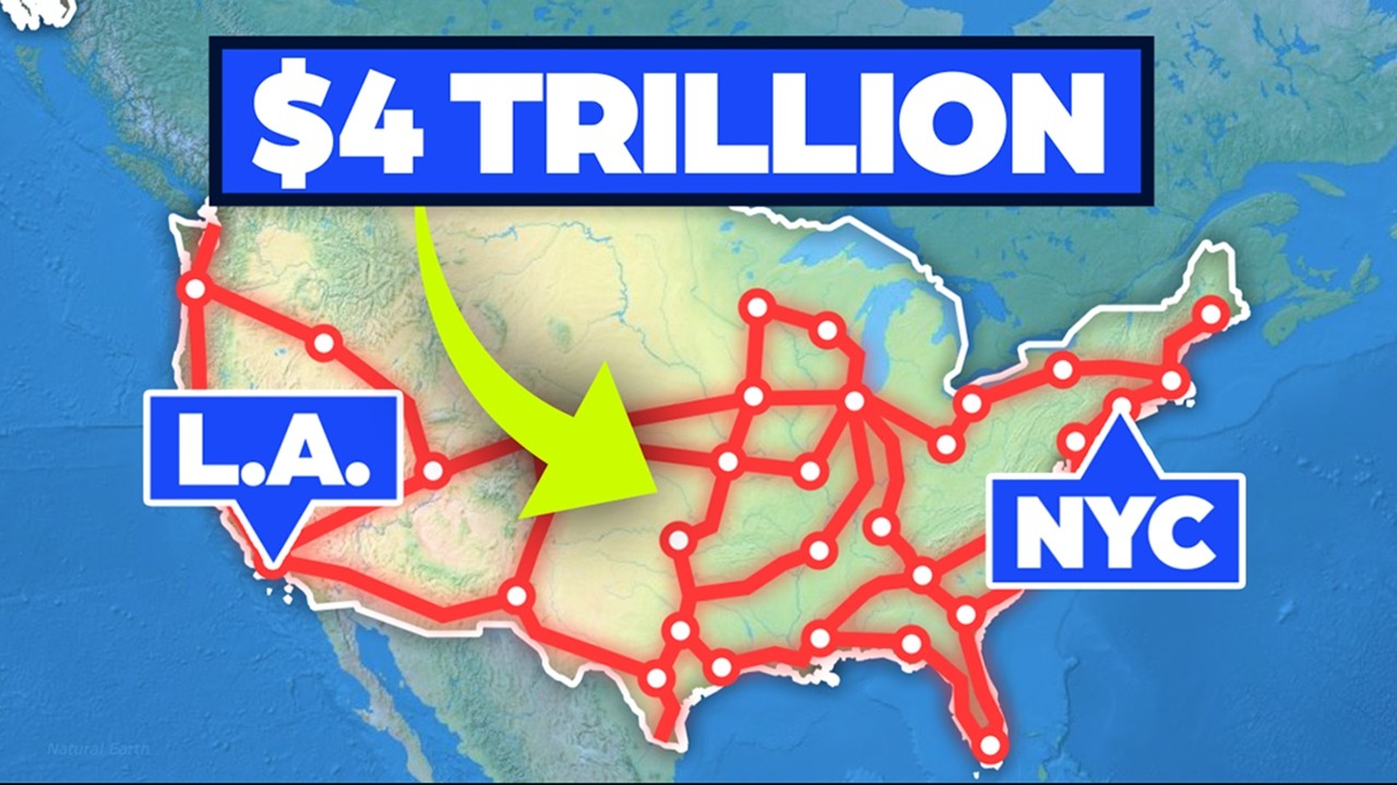 USA’s $2.7TRN High-Speed Rail Proposal