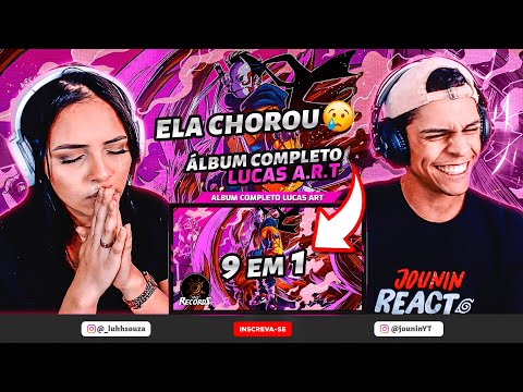 ELA CHOROU 😢 (9 EM 1) ÁLBUM JINCHUURIKI LUCAS A.R.T (COMPLETO) | [React em Casal] 🔥
