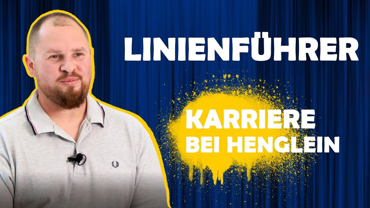 Berufsbilder bei Henglein: Werde jetzt Anlagenführer!