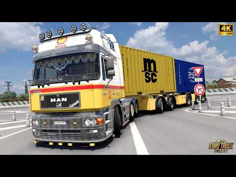 ETS2 | Realistic Driving | MAN F2000 Evo v1.56 | Scenic Deliveries Across France | #ets2 1.56