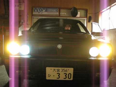 LANCIA Delta HF Integrale Evoluzione. @Headlights Operation Modification