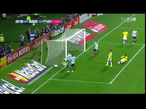 Arsenals David Ospina Great save for Colombia