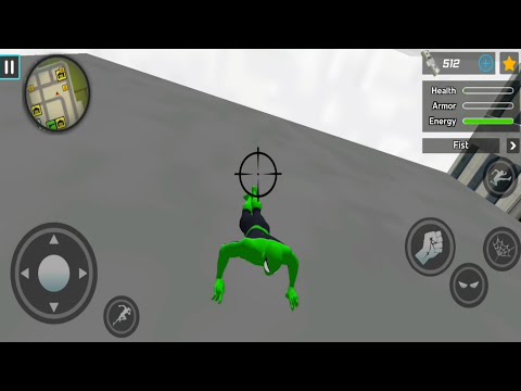 Flying Spider Rope Superhero - Spider Rope Hero: Ninja Gangster Crime Vegas City | Android GamePlay