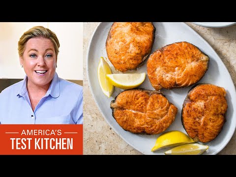 How to Make Pan-Seared Salmon Steaks