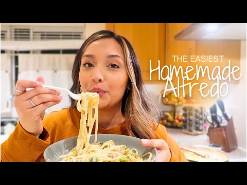 The Best Chicken Alfredo You'll Ever Make!! *EASY*
