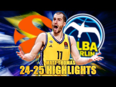 Matt Thomas HIGHLIGHTS 24-25 SEASON 🎯 Welcome to Besiktas?! 🖤🤍