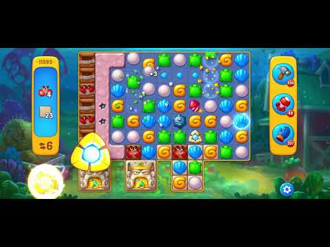 Fishdom level 11593 no boosters フィッシュダム ノーマル