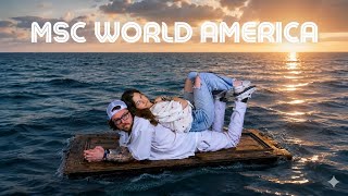 MSC World America Buffet vs Brunch + Paxos Review | Puerto Plata Port Day