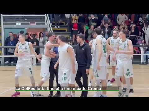 La DelFes lotta fino alla fine e batte Crema