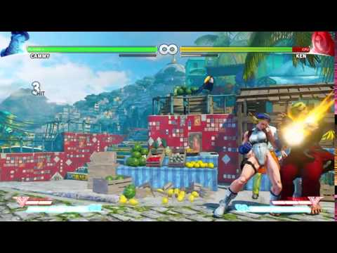 Street Fighter V - Cammy - Canon Strike BnB