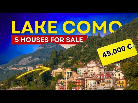 HOMES in LAKE COMO from €45K! - 5 affordable houses for sale in Italy, Lake como real estate