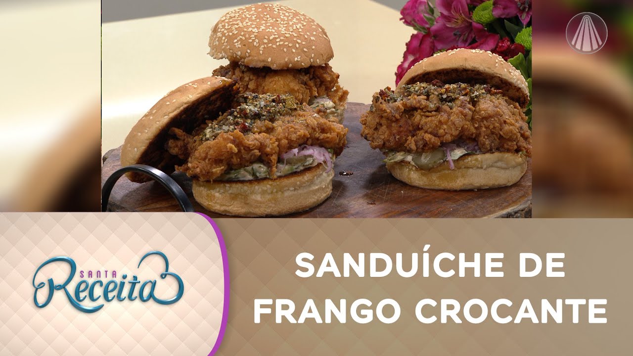 Sanduíche de Frango frito crocante: receita simples e irresistível
