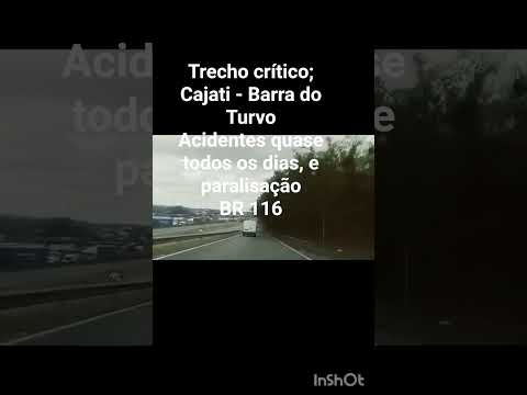 PARALISAÇÕES QUASE TODOS OS DIAS BR 116 TRECHO CAJATI - BARRA DO TURVO