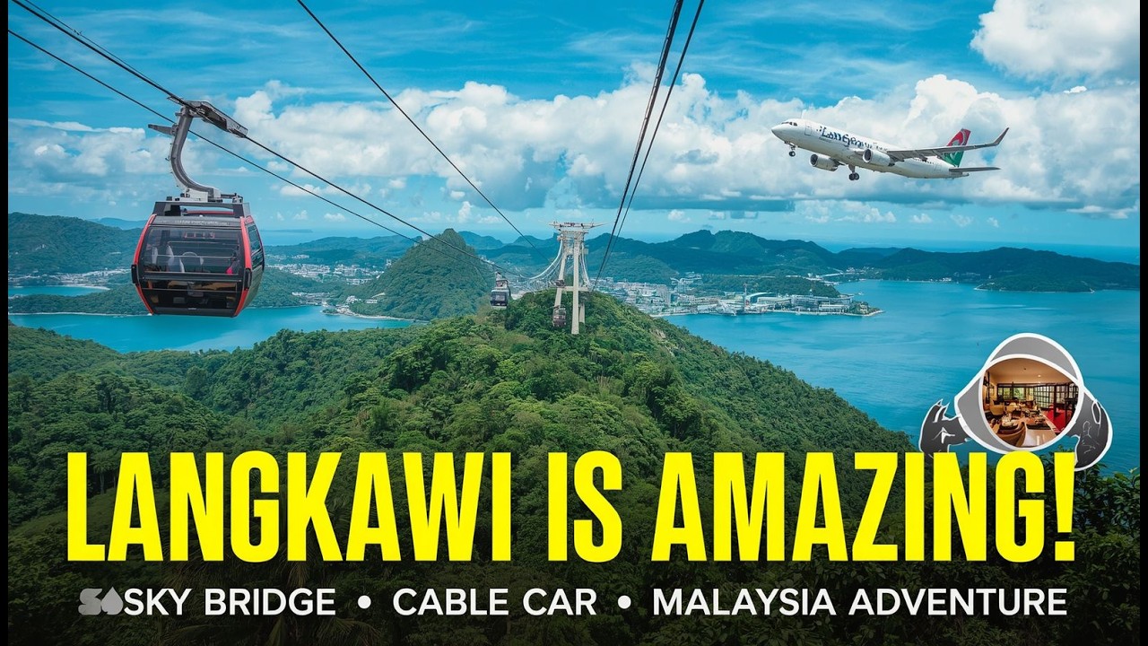 🇲🇾 First Day in Langkawi! Sky Bridge, Cable Car & Amazing Views | Malaysia Travel Vlog Ep. 1
