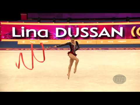 DUSSAN Lina (COL) - 2019 Rhythmic Worlds, Baku (AZE) - Qualifications Ribbon