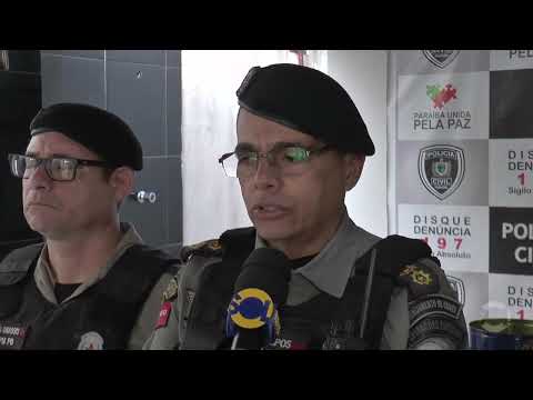 Polícia Militar na "Operação contínuo" em Teixeira, Desterro e Cacimbas