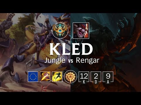 Kled Jungle vs Rengar - EUW Challenger Patch 8.7